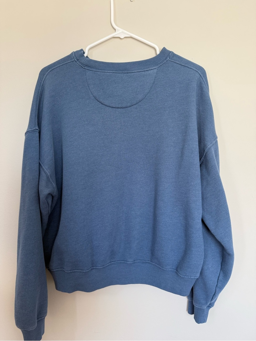 AE Classic Crewneck Sweatshirt in Dusty Blue - Picture 2 of 3